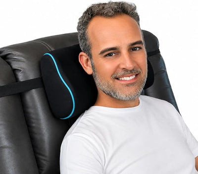 Memory Foam Recliner Neck Pillow - Black